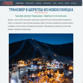 Скриншот главной страницы сайта transferd.ru