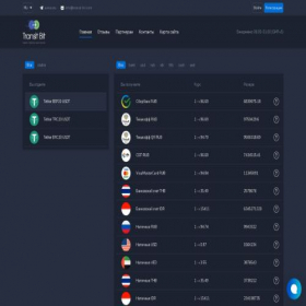 Скриншот главной страницы сайта transit-bit.com