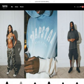 Скриншот главной страницы сайта trapstarcanada.com
