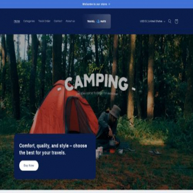 Скриншот главной страницы сайта travel-mate.store