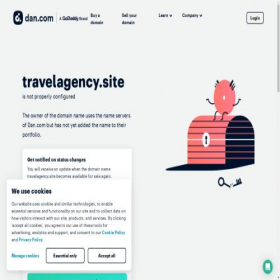 Скриншот главной страницы сайта travelagency.site