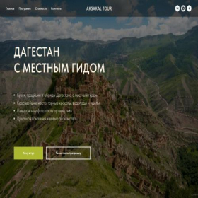 Скриншот главной страницы сайта travelaksakal.ru