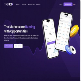 Скриншот главной страницы сайта trdfx.com