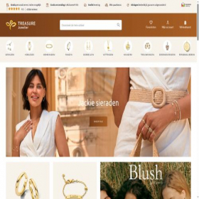 Скриншот главной страницы сайта treasurejuwelier.nl