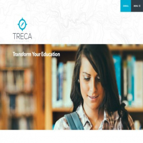 Скриншот главной страницы сайта treca.org