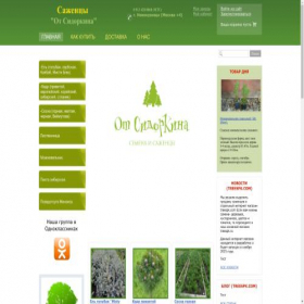 Скриншот главной страницы сайта treespk.com