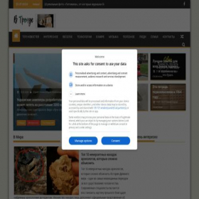 Скриншот главной страницы сайта trendru.net