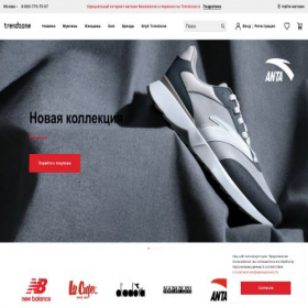 Скриншот главной страницы сайта trendzone.ru