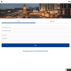 Скриншот главной страницы сайта tri-va.com