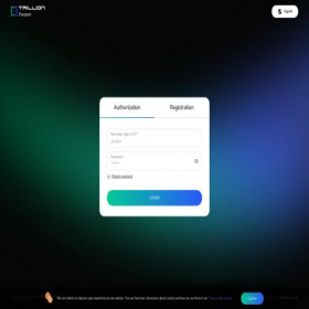 Скриншот главной страницы сайта trillion-id.com