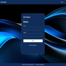 Скриншот главной страницы сайта trinfico.net