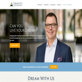 Скриншот главной страницы сайта trinity-wealth.com