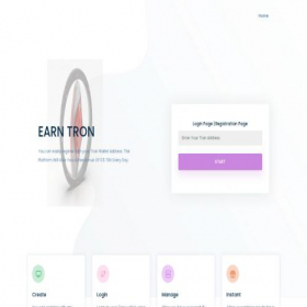 Скриншот главной страницы сайта tron.com.tc