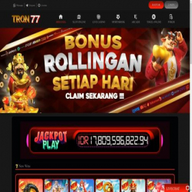 Скриншот главной страницы сайта tron77.com