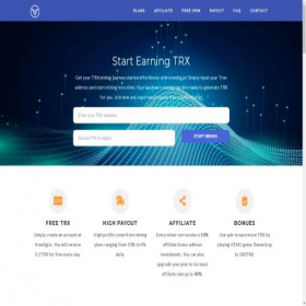 Скриншот главной страницы сайта trondig.io
