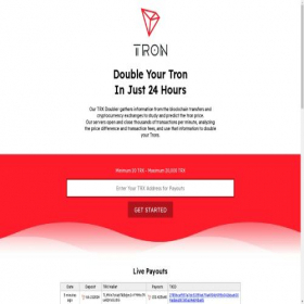 Скриншот главной страницы сайта trondoublers.com