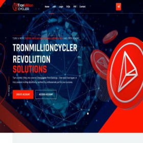 Скриншот главной страницы сайта tronmillioncycler.com