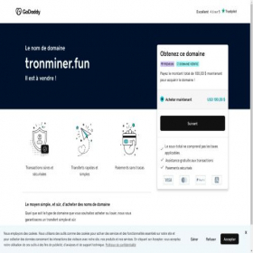 Скриншот главной страницы сайта tronminer.fun