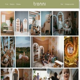 Скриншот главной страницы сайта tronni.ru