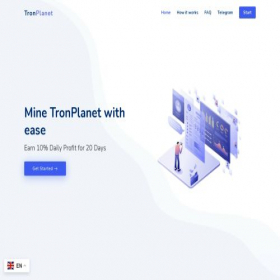 Скриншот главной страницы сайта tronplanet.pro