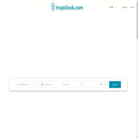 Скриншот главной страницы сайта tropiclookhospitalitycoltd.guestybookings.com