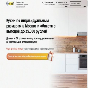 Скриншот главной страницы сайта trueffmos.ru