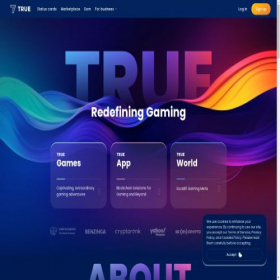 Скриншот главной страницы сайта truefuture.io