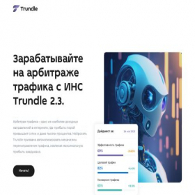 Скриншот главной страницы сайта trundle.pro