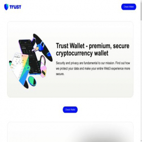 Скриншот главной страницы сайта trustamls.io