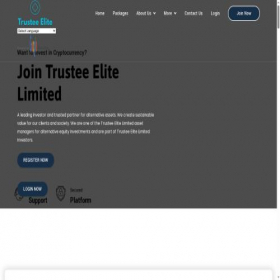 Скриншот главной страницы сайта trusteeelitelimited.ltd