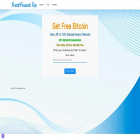 Скриншот главной страницы сайта trustfaucet.top