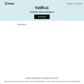 Скриншот главной страницы сайта trustfx.cc