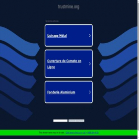 Скриншот главной страницы сайта trustmine.org
