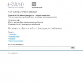 Скриншот главной страницы сайта trustorg.ru
