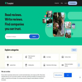 Скриншот главной страницы сайта trustpilots.ru