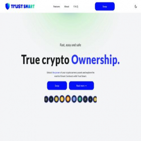 Скриншот главной страницы сайта trustsmart.me