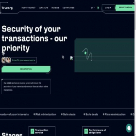 Скриншот главной страницы сайта truzorg.com