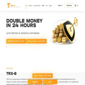 Скриншот главной страницы сайта trx-6.com