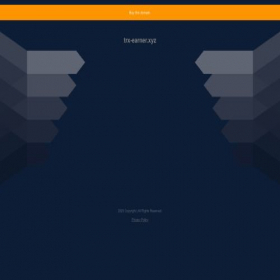 Скриншот главной страницы сайта trx-earner.xyz