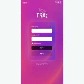 Скриншот главной страницы сайта trx.icu