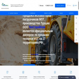 Скриншот главной страницы сайта tscrus.ru