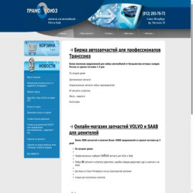 Скриншот главной страницы сайта tssz.spb.ru