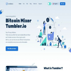 Скриншот главной страницы сайта tumbler.io