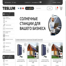 Скриншот главной страницы сайта tumen-teslum.ru
