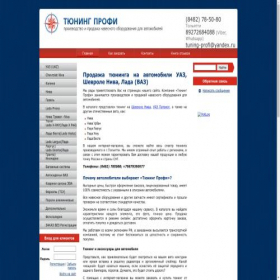 Скриншот главной страницы сайта tuning-profi.com