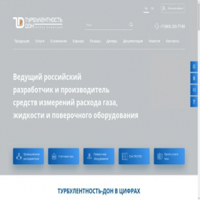 Скриншот главной страницы сайта turbo-don.ru