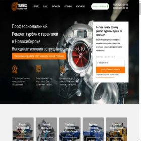 Скриншот главной страницы сайта turbomaster-nsk.ru