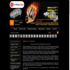Скриншот главной страницы сайта turbosila.org