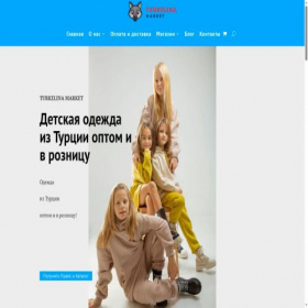 Скриншот главной страницы сайта turkelina.com