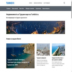 Скриншот главной страницы сайта turkevi.ru